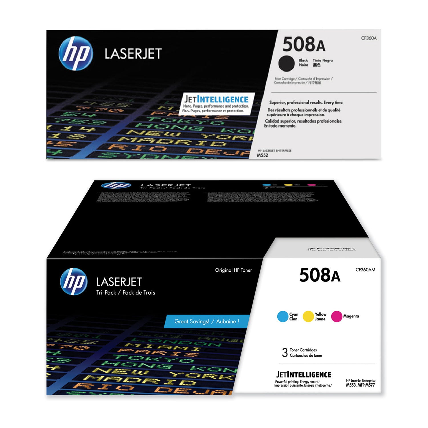 HP 508A Toner Cartridge Set