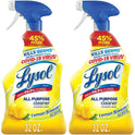 LYSOL Brand Ready-to-Use All-Purpose Cleaner, Lemon Breeze, 32 oz Spray Bottle (75352EA) - 2 Pack